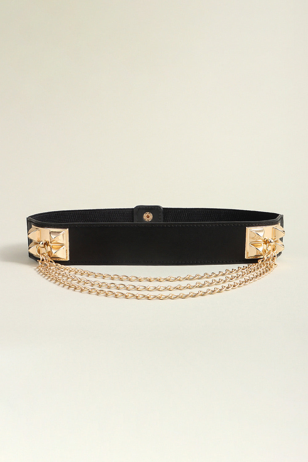 BeyondBeautiful Elastic Belt with Chain