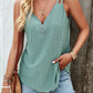 Eyelet V-Neck Double Strap Cami