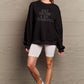 Simply Love Full Size EAT DRINK & BE THANKFUL Round Neck Sweatshirt