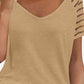 Full Size V-Neck Raglan Sleeve Tee