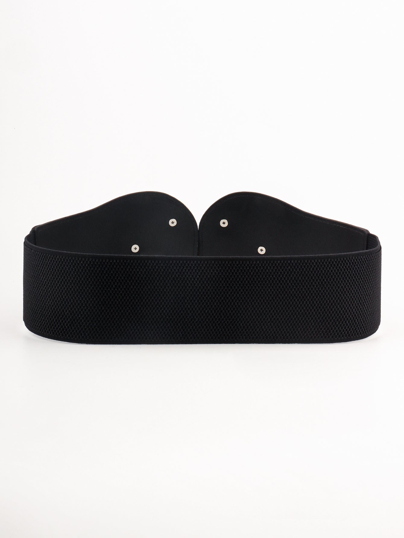 Women's Alloy Buckle Elastic PU Belt