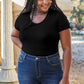 Basic Bae Full Size Round Neck Short Sleeve Bodysuit