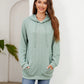 Full Size Raglan Sleeve Front Pocket Hoodie