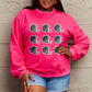 Simply Love Full Size Football Graphic Round Neck Sweatshirt