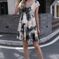 Women's NovaAnna Tie-Dye Ruffle Hem Dress