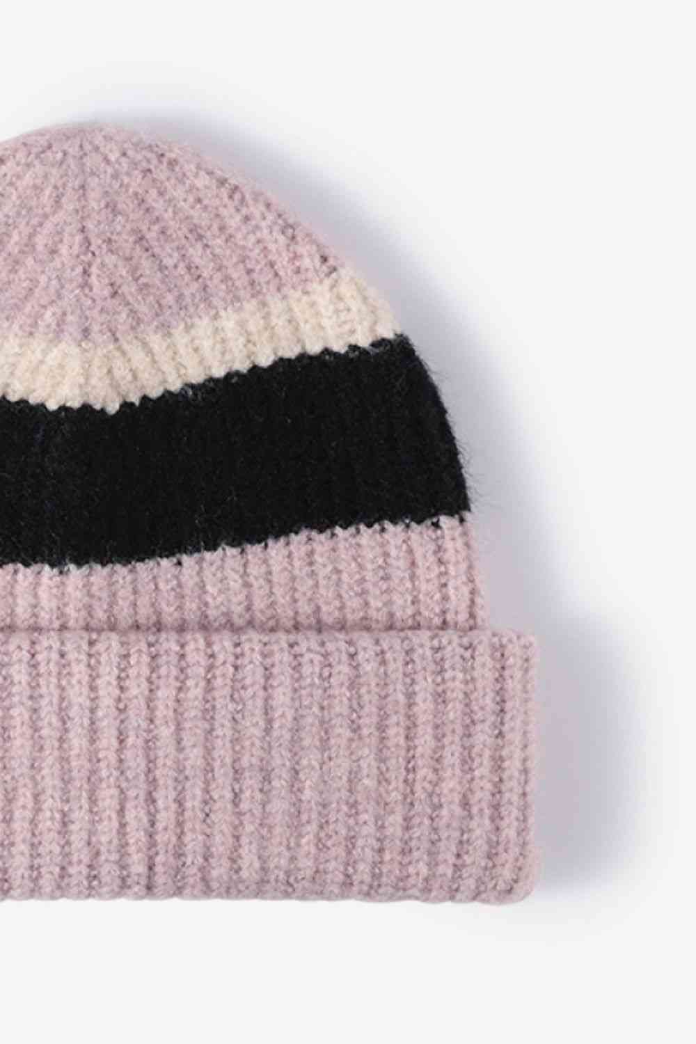 EZBeanie Tricolor Cuffed Hat Knit Beanie