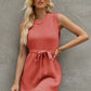Women's SoDreamy Tied Round Neck Sleeveless Sweater Dress