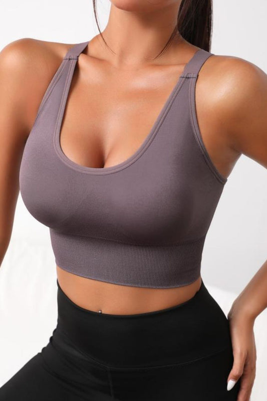 SO COMFY Scoop Neck Long Active Bra