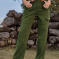 Manny High Waist Cargo Straight Jeans