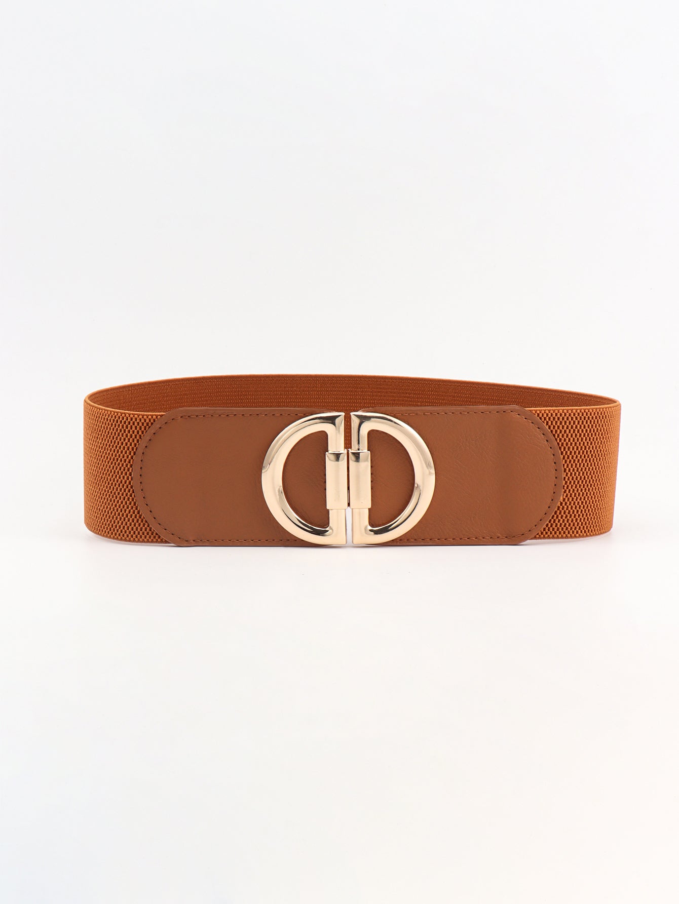 Women's D Buckle Elastic Belt