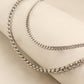 Women's Double-Layered Metal Chain Belt
