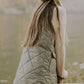 Button Up Pocketed Vest Coat