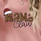 Christmas Themed Round Neck Letter Graphic Long Sleeve Sweatshirt