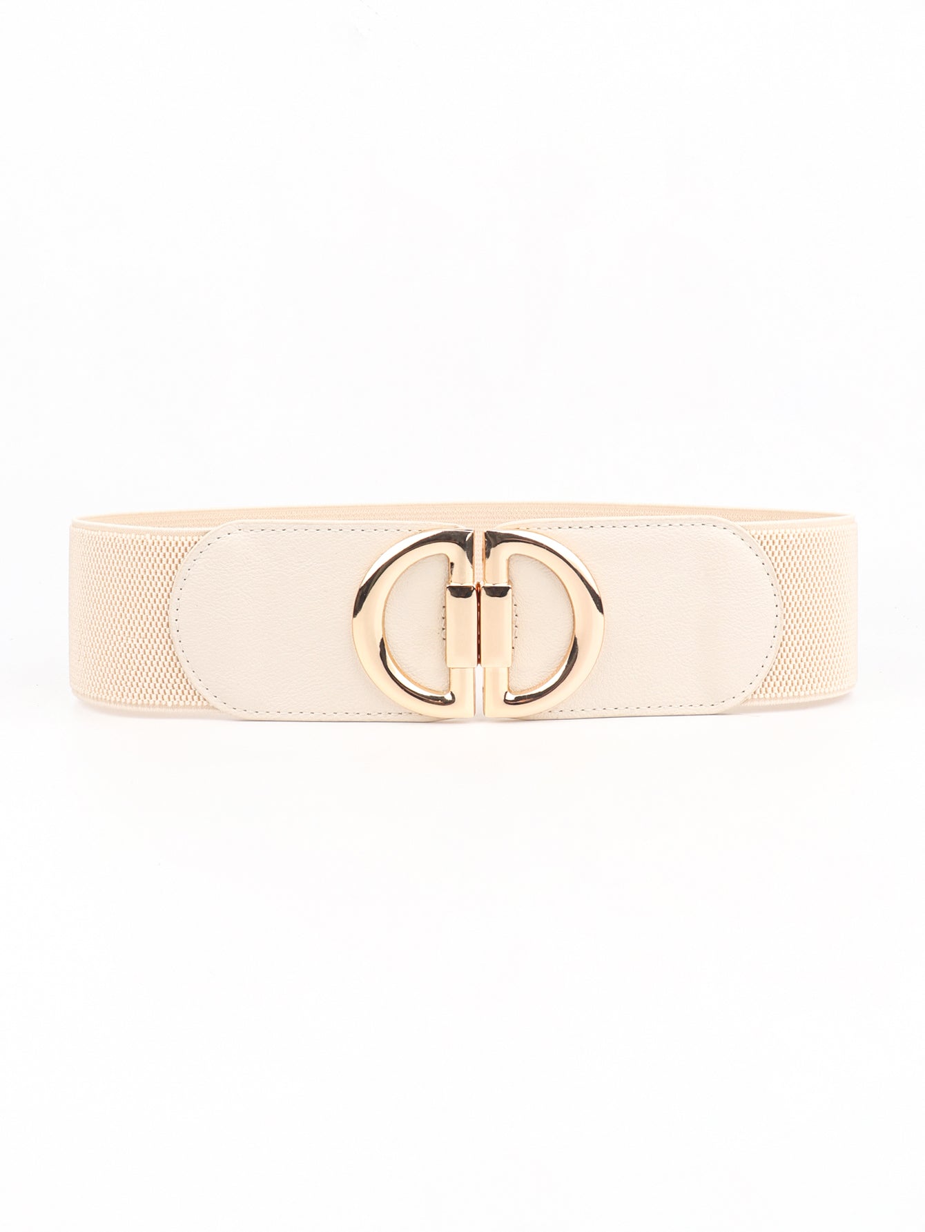 Women's D Buckle Elastic Belt