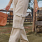 Mcklynn Loose Fit Long Jeans with Pockets