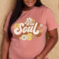 Malibu Dreams Simply Love Full Size WILD SOUL Graphic Cotton T-Shirt