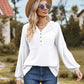 Full Size Dropped Shoulder Button-Down Hoodie