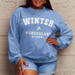 Simply Love Full Size WINTER WONDERLAND ALUMNI Graphic CHRISTMAS Long Sleeve Sweatshirt