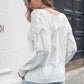 TrendiStyles Openwork V-Neck Dropped Shoulder Sweater 🦋