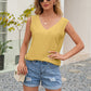 Cutout V-Neck Tank Top 🦋