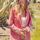 BiBi Ribbed Button Up Long Sleeve Blazer - Brand BiBi