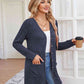 Ribbed Button Up Cardigan with Pockets