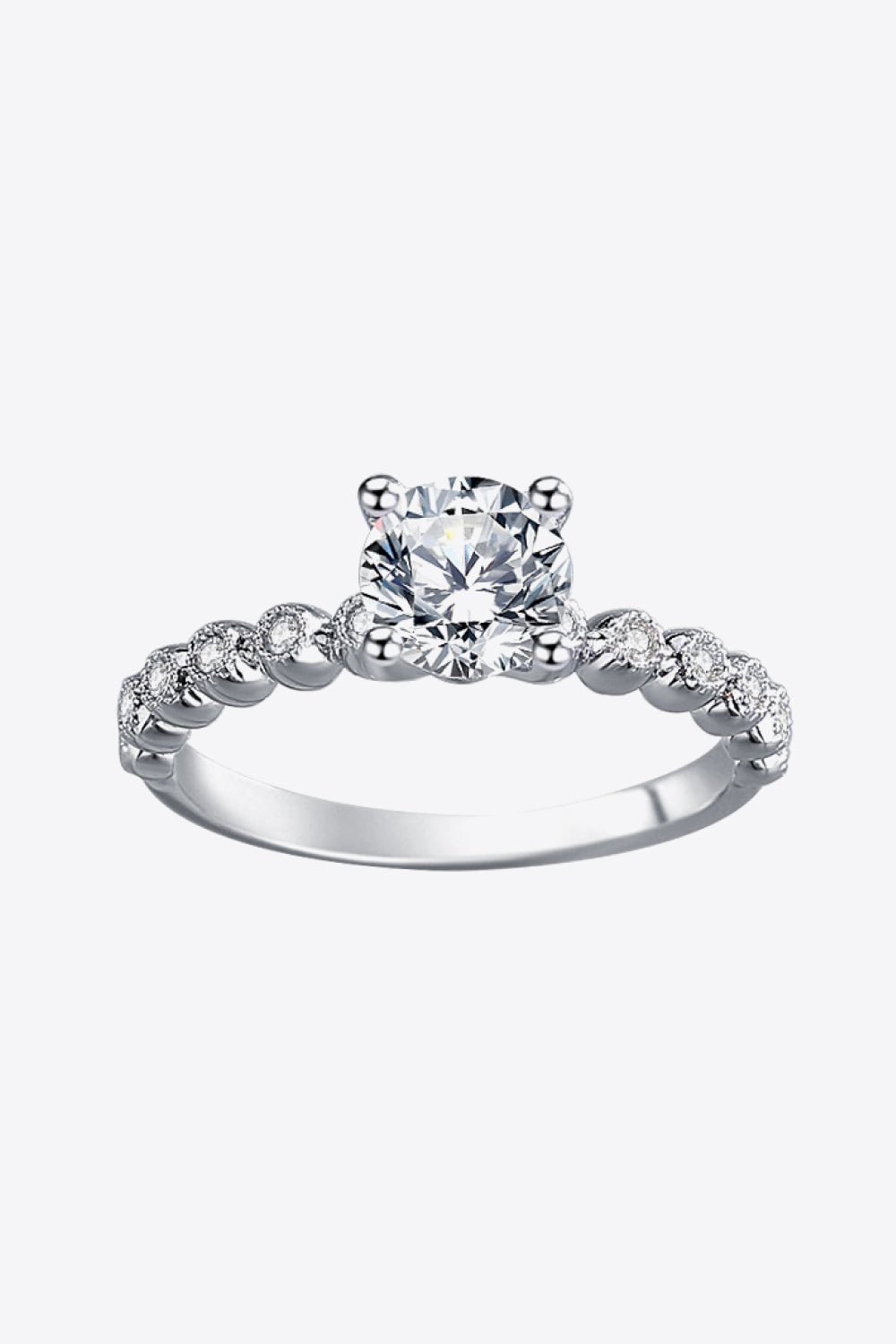 Classic 4-Prong Moissanite Ring *