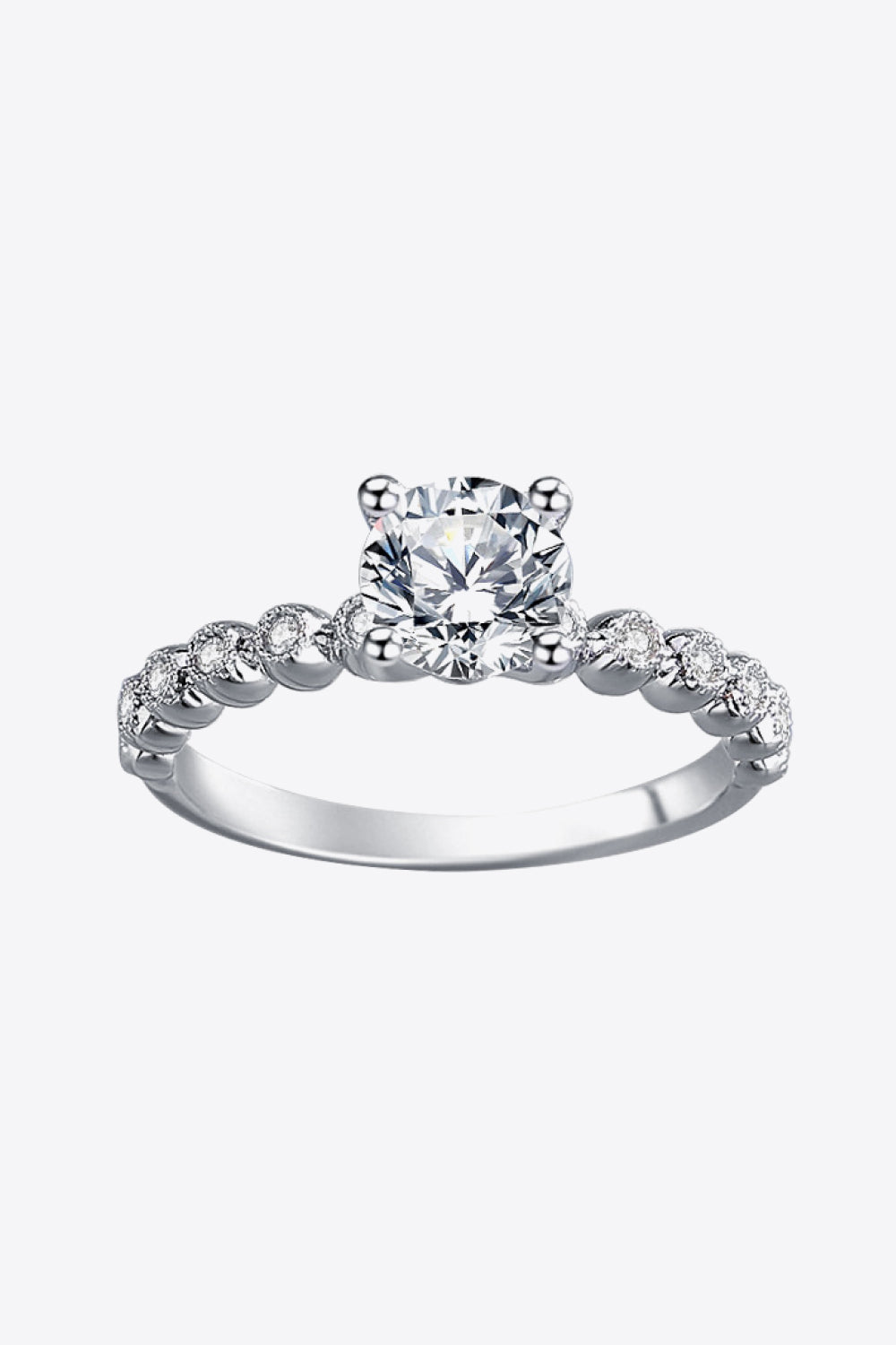 Classic 4-Prong Moissanite Ring *
