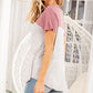 Heimish Color Block Striped Round Neck Short Sleeve T-Shirt
