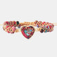 Handmade Heart Shape Natural Stone Bracelet