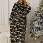 Full Size Camouflage Hooded Teddy Night Dress