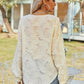 V-Neck Long Sleeve Blouse