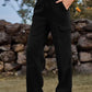 Manny High Waist Cargo Straight Jeans