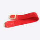 Jessica Anne Beauty Double D Buckle PU Belt