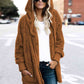Teddy Hooded Jacket with Pockets