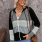 Full Size Zip-Up Raglan Sleeve Openwork Hooded Cardigan