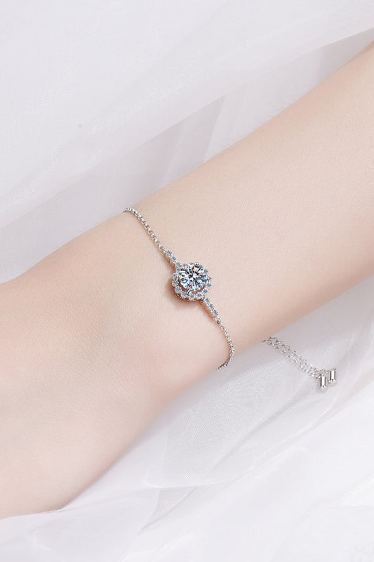 1 Carat Moissanite Chain Bracelet 💜