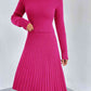 CozyWonders Rib-Knit Sweater and Skirt Set