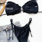 BEACHIN' Frill Trill Halter Neck Bikini Set