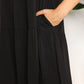 Full Size Double Take V-Neck Flounce Sleeve Tiered Dress