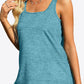 CHICbabe Full Size Curved Hem Square Neck Tank