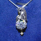2 Carat Moissanite 925 Sterling Silver Necklace