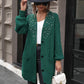Pearl Detail Cable-Knit Button Up Cardigan