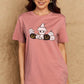 Simply Love Full Size Cat & Pumpkin Graphic Cotton T-Shirt