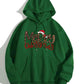 Full Size MERRY CHRISTMAS Graphic Drawstring Hoodie