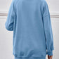 Round Neck Drop Shoulder Long Sleeve Sweatshirt