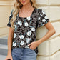 Square Neck Short Sleeve T-Shirt