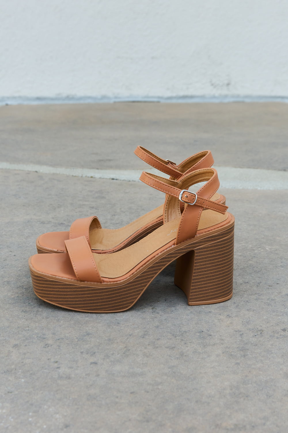 Weeboo Feel It Platform Heel Sandals *