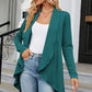 LakenLea Full Size Open Front Long Sleeve Cardigan