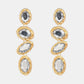 Geometrical Shape Resin Dangle Earrings